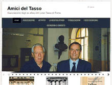 Tablet Screenshot of amicideltasso.it